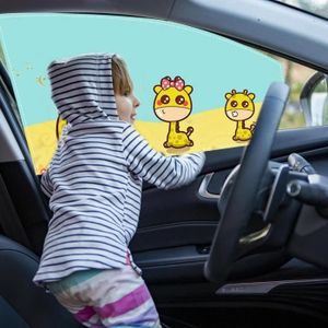 2Pcs Pare-soleil de bébé de voiture pour pare-brise protège les enfants et  les animaux domestiques du soleil_W774 - Cdiscount Auto
