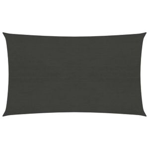 VOILE D'OMBRAGE Voile d'ombrage 160 g/m² Anthracite 3,5x5 m PEHD