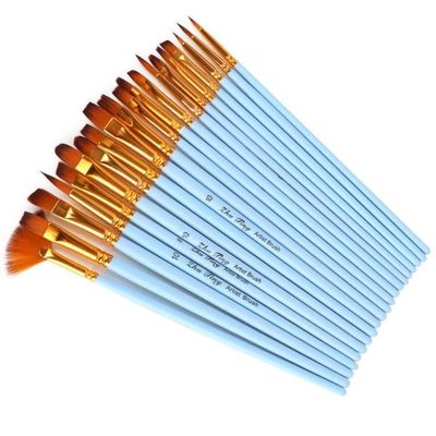 TSHAOUN 60 Pièces Pinceaux Artistiques En Nylon Pour Peinture Acrylique Petits Pinceaux D Artiste Pour D Tails Brosses De Peinture Huile Pour Fournitures Scolaires Bureau Maison