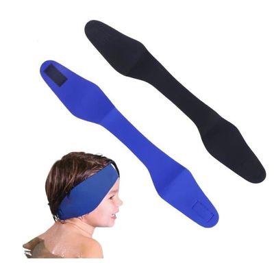 Bandeau De Natation En Néoprène Avec Bouchons D'oreilles - Taille L, Rouge - Étanche, Haute élasticité, Fermeture Réglable