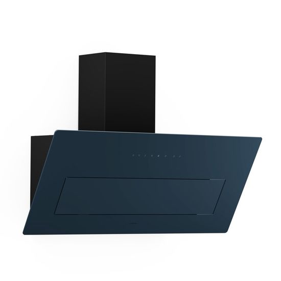 Klarstein ZenFusion Hotte Aspirante, 90cm Hotte Cuisine Avec Commande Tactile Debit 400 Mh Efficacite Energetique A Extracteur Telescopique Led Silencieux Filtre A Charbon Actif Noir 87851728