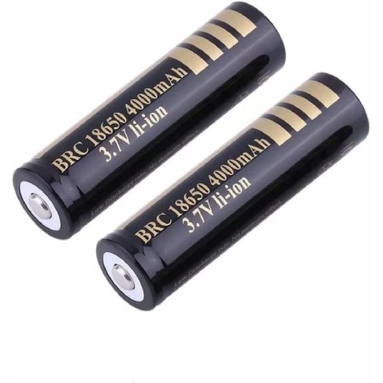 Batterie 18650 Rechargeables Lot De 5 Batteries 18650 Li-ion 3,7V