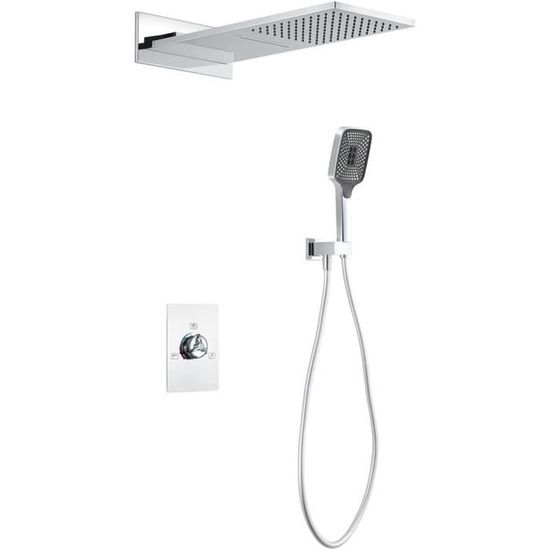 Colonne Douche Encastrable, SystèMe De Douche Encastré, Kit Douche avec