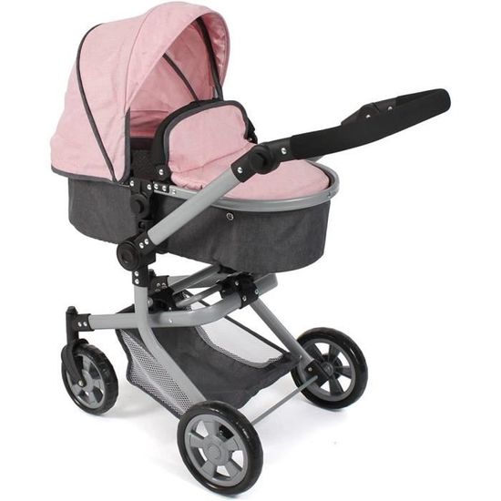 Poussette 2 en 1 pour poup e BAYER CHIC 2000 Chic et pratique