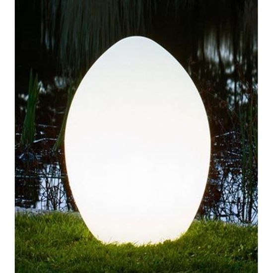 Lampe d'extérieur œuf lampe de jardin GlowEgg 65 cm de haut 10621