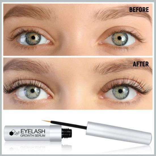 Sérum de croissance de cils, rehausseur de cils, cils plus longs et plus épais Cdiscount Au