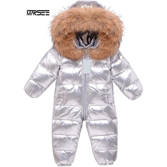 Combinaison Ski Enfant - Hiver - Bleu - 2-3 Ans - Isolante Et Imperméable