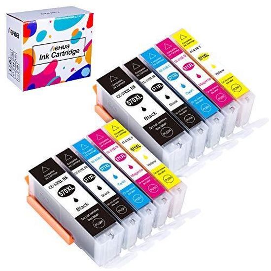 Cartouche D'Encre Compatible Pour Canon PGI-570XL / CLI-570XL - Marque Tcsink - Neuve Sous Emballage
