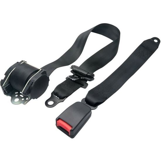 Ceinture de Sécurité 3 Point Rétractable - Réglable Universel Voiture Siège  3.3M - Cdiscount Auto