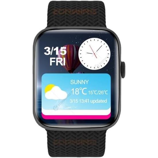 Montre Connectée GPS Homme Smartwatch 1.43" AMOLED 100+ Modes Sport Étanche 3 ATM - Téléphonie