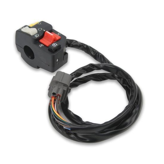 Interrupteur Bouton Arrêt Moto Guidon Allumage On/Off Démarreur Pour Pit Quad Dirt Bike 50cc 110cc 125cc