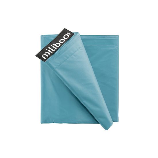 Housse de pouf géant bleu canard - MILIBOO - BIG MILIBAG - Polyester et PVC - Contemporain - Design