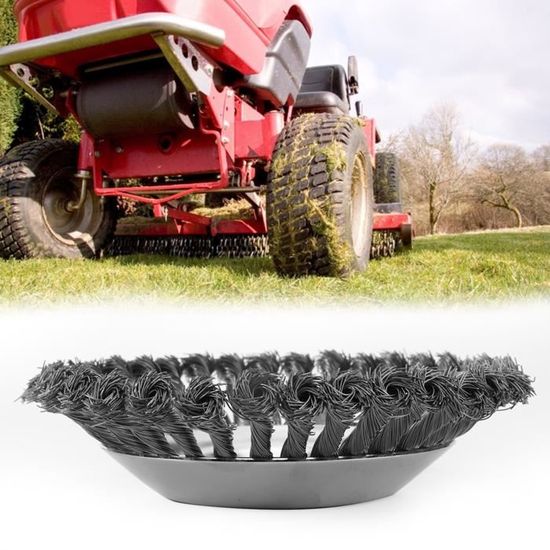 Roue De Désherbage 9 Dents Pour Tondeuse - Accessoire Labourage Profond, Diamètre 28 Mm (3,18 Kg)