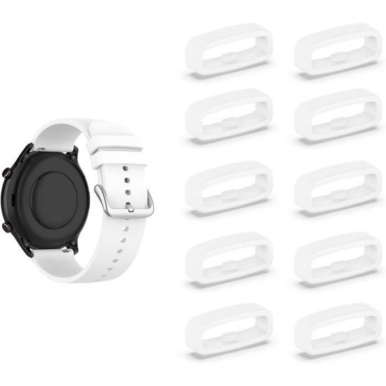 10 Pièces Passant De Montre Garmin Anneau Bracelet Connectée Passant
