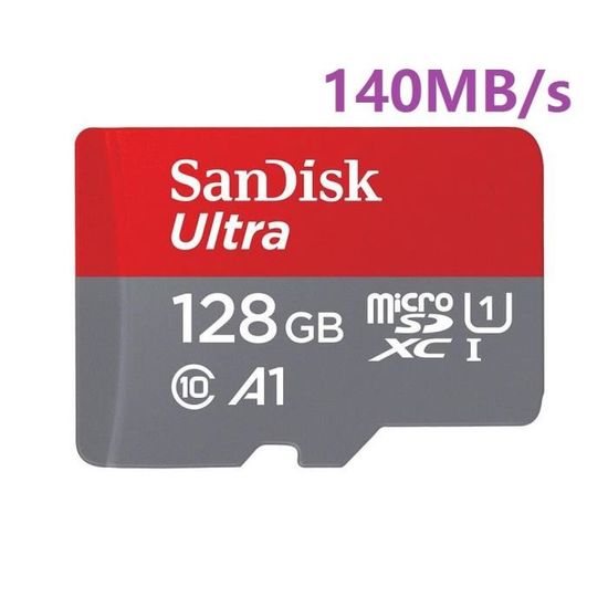 SanDisk Ultra 128 Go Carte microSDXC UHSI Carte pour Chromebook jusqu