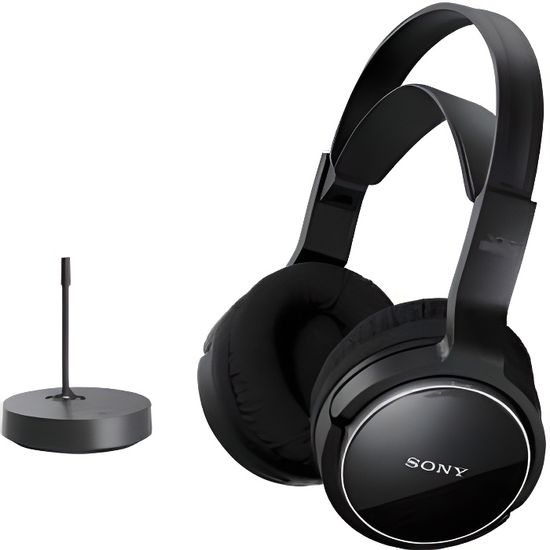 SONY - CasqueTV MDR-RF811 sans fil - 100m de portée - Autonomie jusqu'à 13h - Bandeau auto