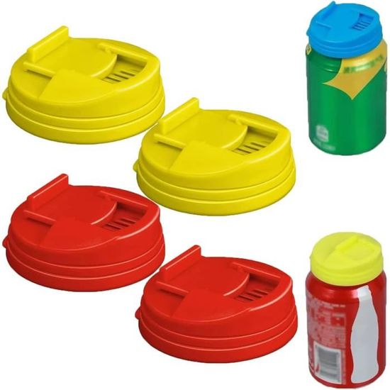 Lot De 6 Couvercles En Silicone Réutilisables Pour Canettes De Boissons Bieres Sodas Boissons Gazeuses Jus De Fruits Colas Etc 98957177