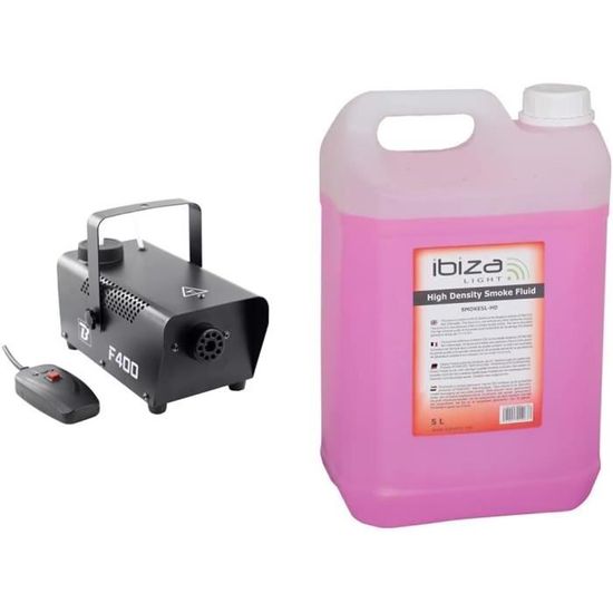 Machine à Fumée American DJ VF400 - 400W, Réservoir 0,25L - Compacte, Télécommande Filaire - Pour Petits événements