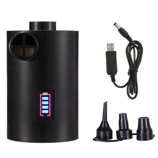 Mini Pompe à Air électrique Portable - Gonfleur Dégonfleur Sans Fil Avec 5 Buses
