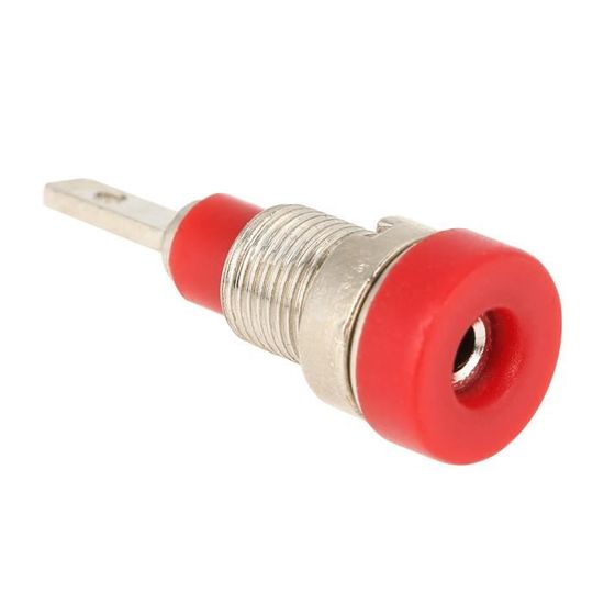 Lot De 10 Pointes De Test 0.7mm Pour Multimètre - Fiches Bananes 4mm Rouge Et Noir - Perçage Isolation Fil
