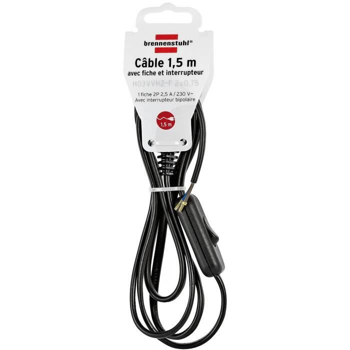 VEVOR Rallonge de Générateur 50Amp 6 Gauge STW 6/3+8/1 Cordon