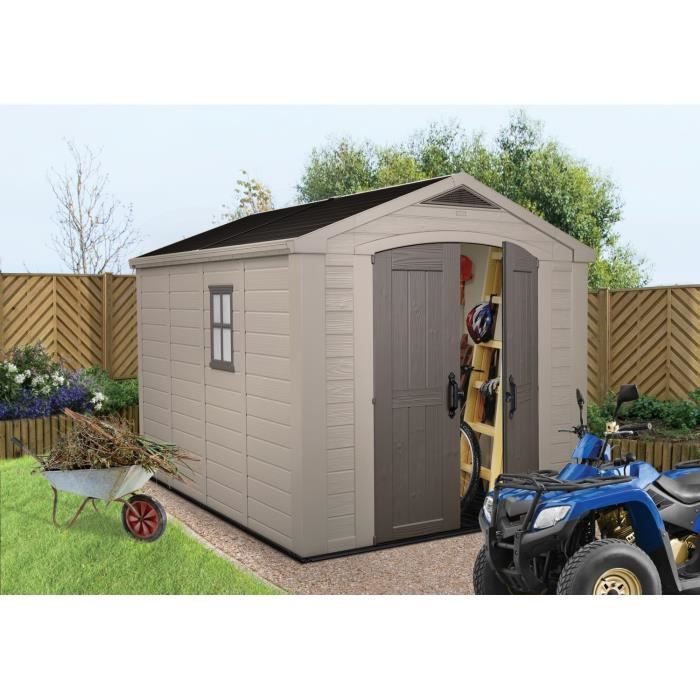 SYDNEY 811 Abri de jardin en pvc 8,5 m²