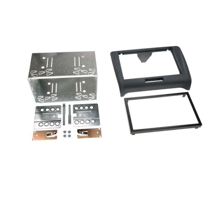 Adaptateur de façade 2-DIN Audi TT 2006>2014 > noir