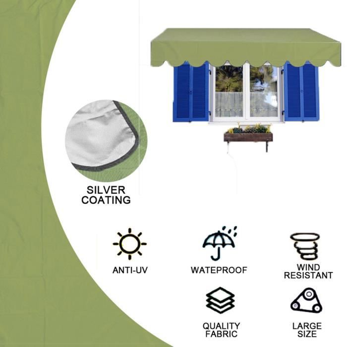 Tissu d'ombrage extérieur de jardin de tissu imperméable résistant à la poussière résistant à l'usure d'ombre YXY200526001GN