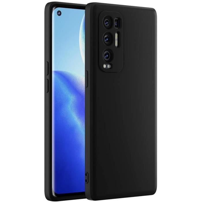 Coque Oppo Find X3 Neo 5G, Couche Intérieure en Fibre et Protection Caméra, Etui Housse Silicone Mince Souple Anti-RayuresV