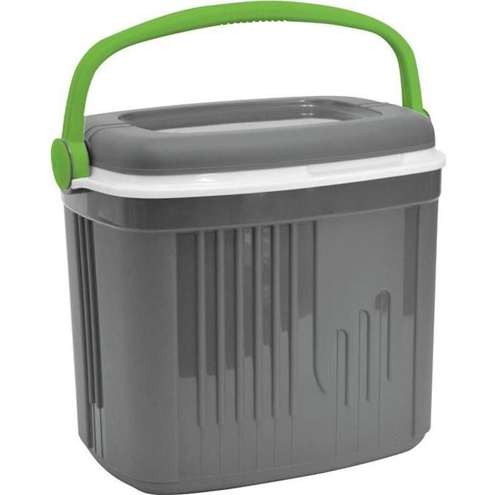 Glacière Iceberg 32 L gris galet et vert matcha