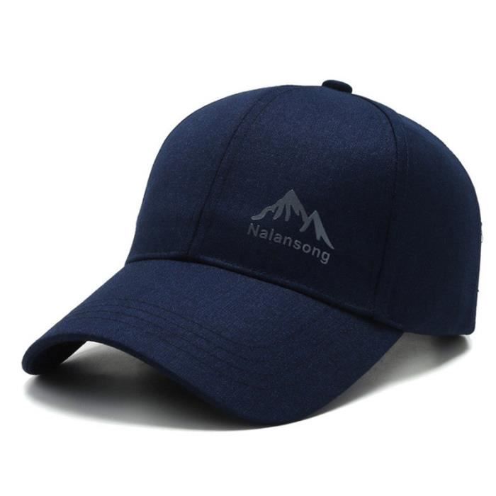 CASQUETTE Homme - Chapeau d'extérieur à la mode de style coréen - bleu LJ™