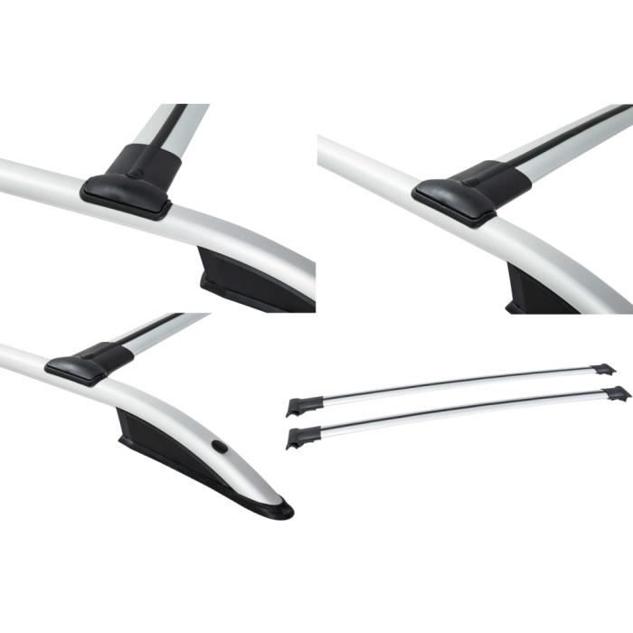 Barres de toit pour Toyota RAV4 III 2006>2012 transversales, alu (le jeu de 2) série Diamond