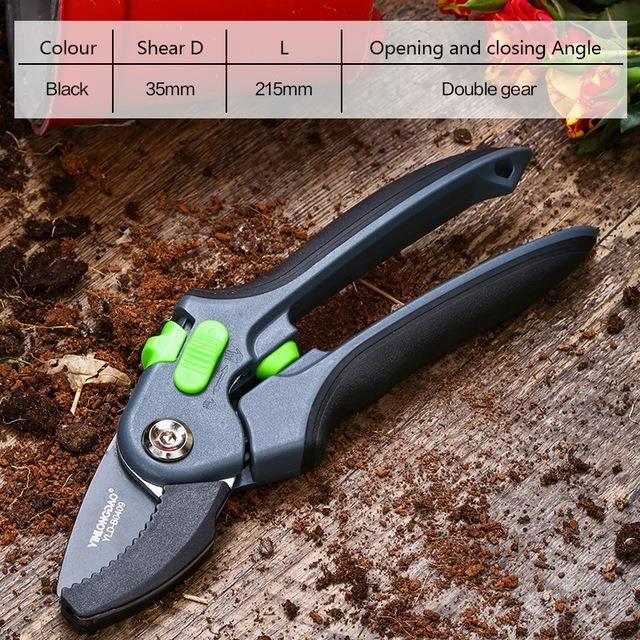Jardinage plante élagage cisaillement branche Machine arbuste jardinage cisailles outil enclume branche cisaillement verger élagage