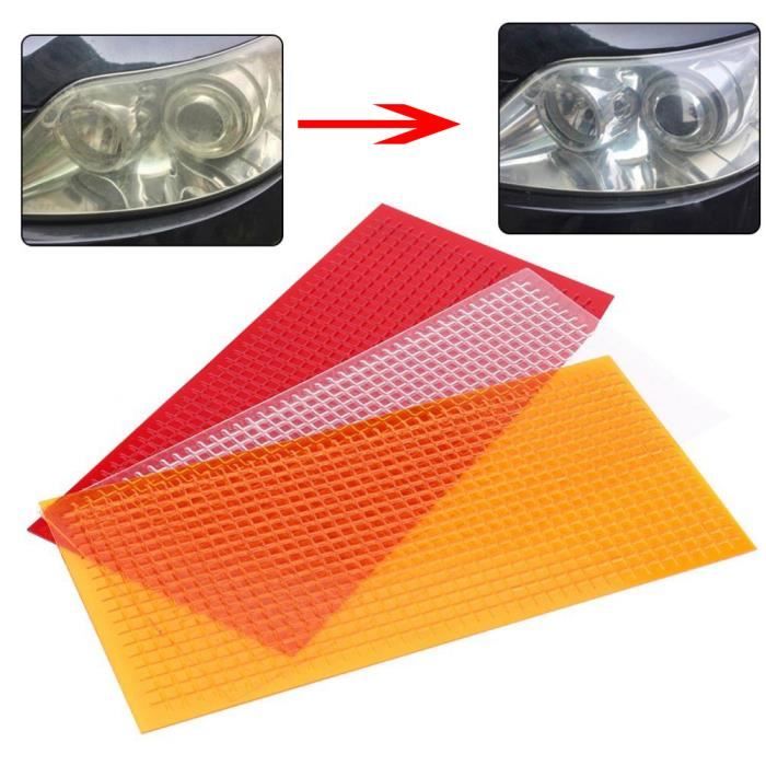 Kit de réparation de lentille de voiture,Film de réparation de fissure Multi-Pack, Outils de réparation de feu arrière