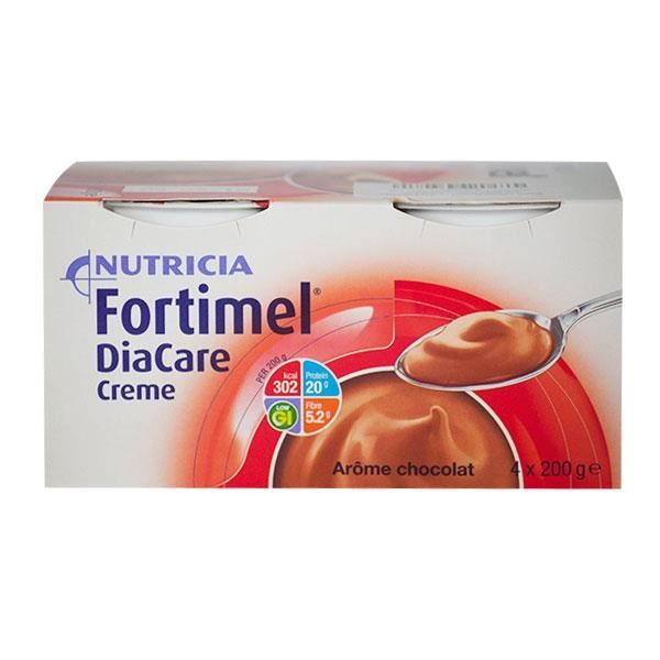 Nutricia Fortimel Diacare Crème Chocolat 4x200g