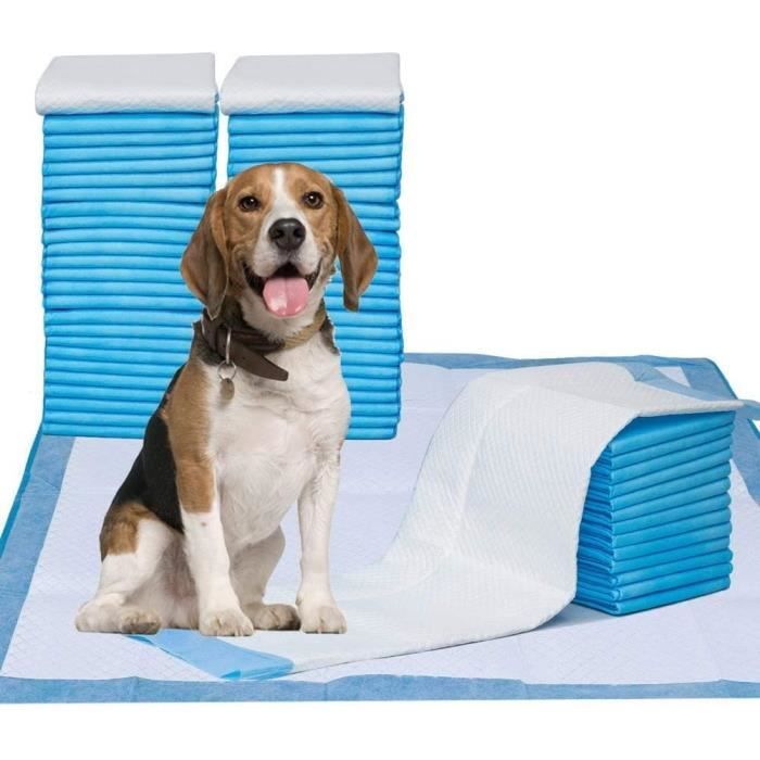 Tapis Educateurs pour Chien 60x58cm Puppy Pads alèses Chien Tapis Chiot proprete 84 Pièces Super Absorbant