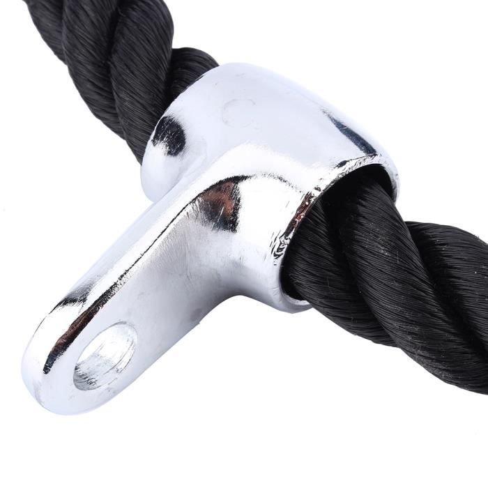 EBTOOLS Corde de traction Tricep Rope Pull Press Down Push Pull Cord Multi Gym Lat Bar Cable Attachment