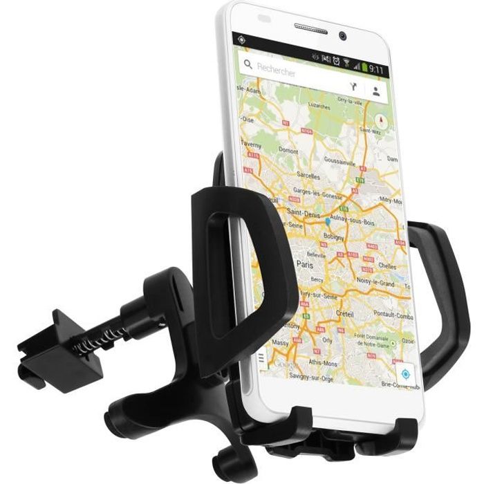 Support voiture rotatif 360° universel pour Smarttphone - grille d'aération
