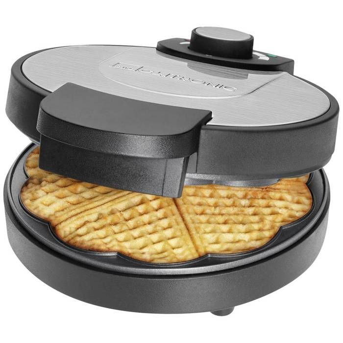 CLATRONIC Gaufrier WA 3492, en inox/noir