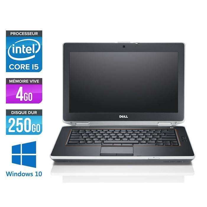 Pc portable Dell E6420 - i5 - 4Go - 250Go HDD - Windows 10