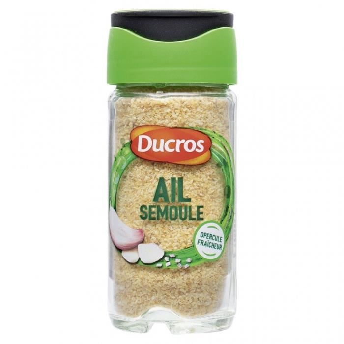 Ducros Ail Semoule avec Opercule Fraîcheur 60g (lot de 3)
