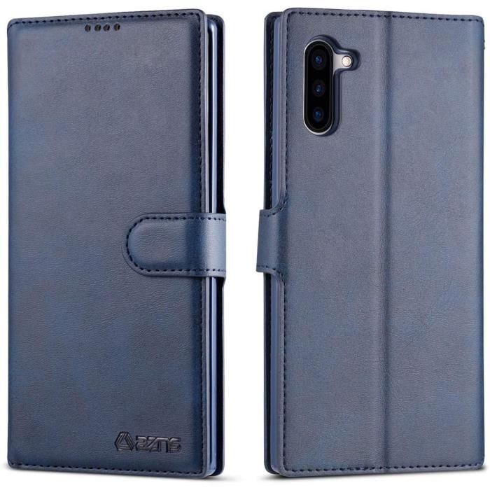 Etui Galaxy Note 10 Etui Portefeuille Magnétique En Cuir Fentes Pour Cartes Etui De Protection Pour Samsung Galaxy Note 10 6.3 AN