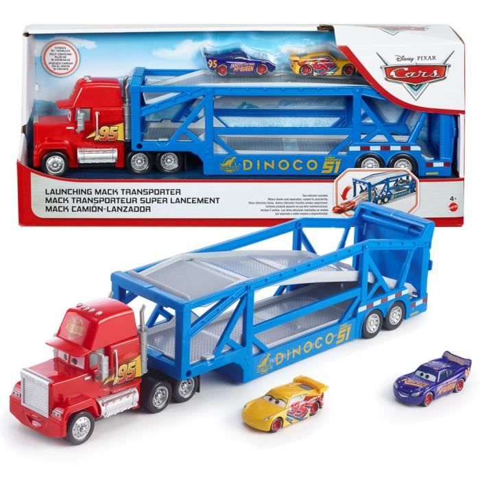 Dinoco Mack Truck | Disney Pixar Cars | Transporteur de Voitures et 2 Véhicules
