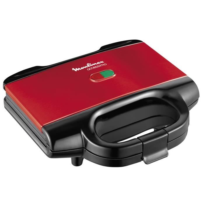 MOULINEX SM180811 Appareil à croque monsieur Accessimo - Rouge