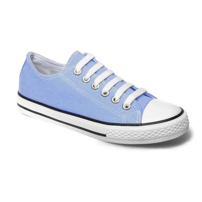 Tennis basses bleu ciel