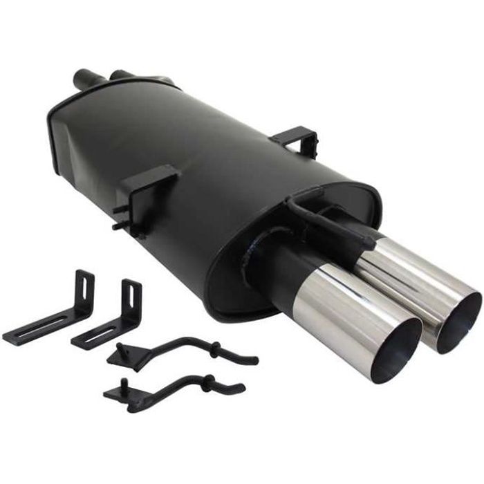 Silencieux d'échappement pour bMW série 3 E46 de 2001 a 2005, 320i, 325i, 330i, 330d sauf compact
