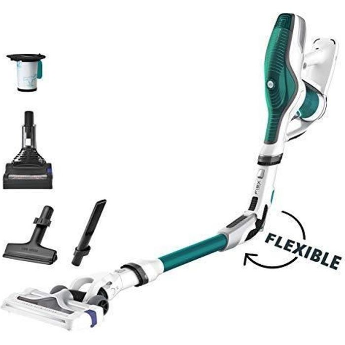 Rowenta Aspirateur Balai sans Fil Air Force Pro 560 sans Sac - Lithium 21,9 V - Kit d'accessoires - Aspirateur sans Fil - Lumière LE