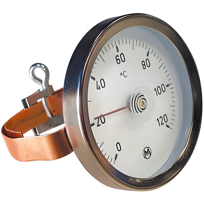 Thermomètre à applique à bracelet 0 à 120°C