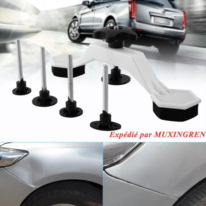 7PC Kit de Débosselage Carrosserie Voiture Outil De Réparation Extracteur Bridge