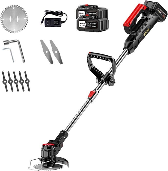 Debroussailleuse Electrique Sans Fil 21V 4.0AH Coupe Bordure Sans Fil